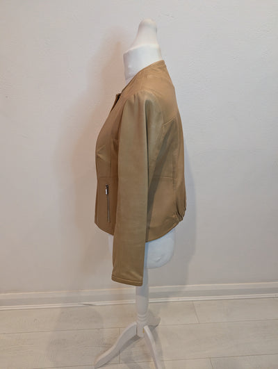 Autograph Camel Leather Jacket 16