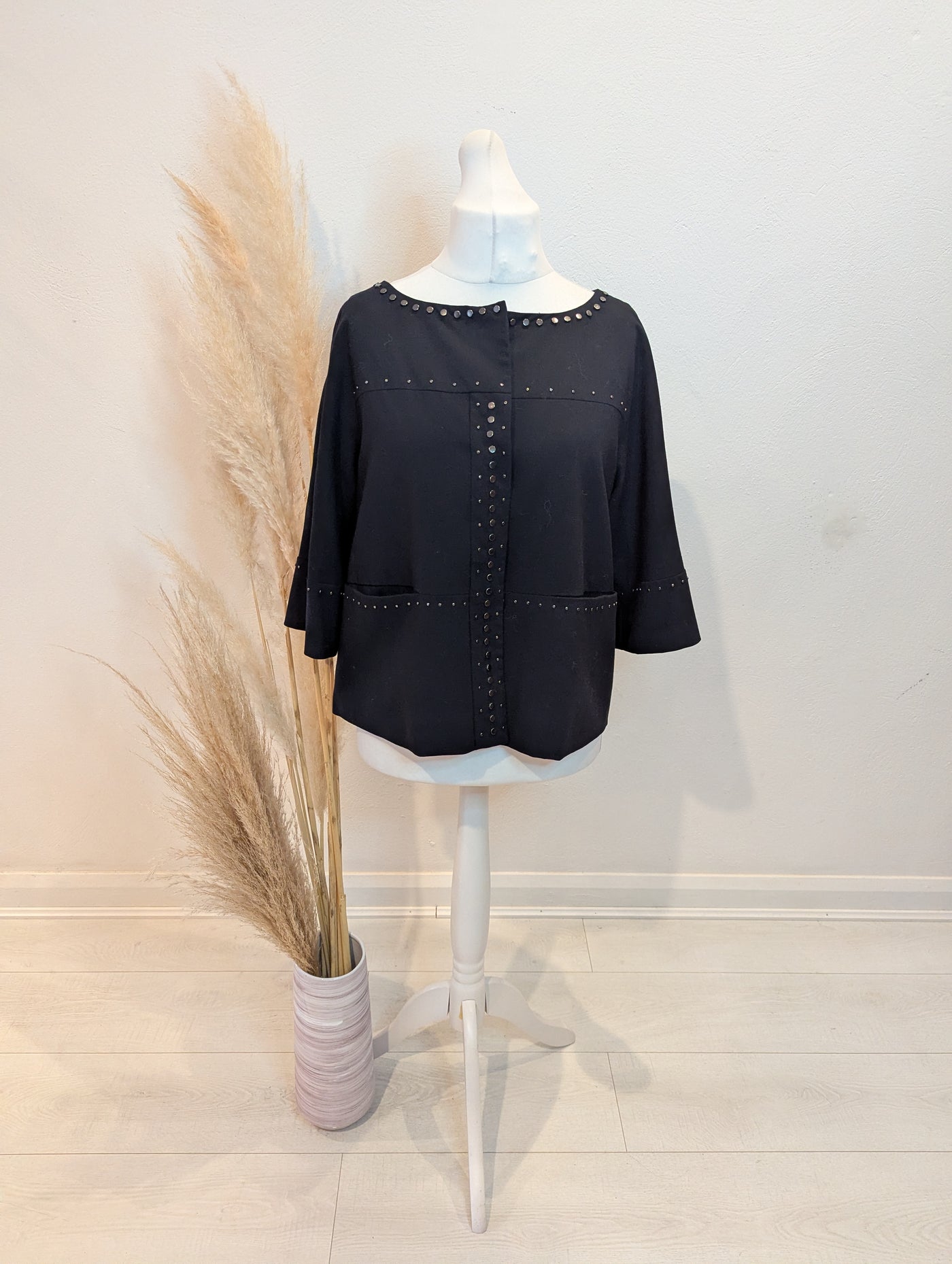 DKNY Black Stud Jacket 16