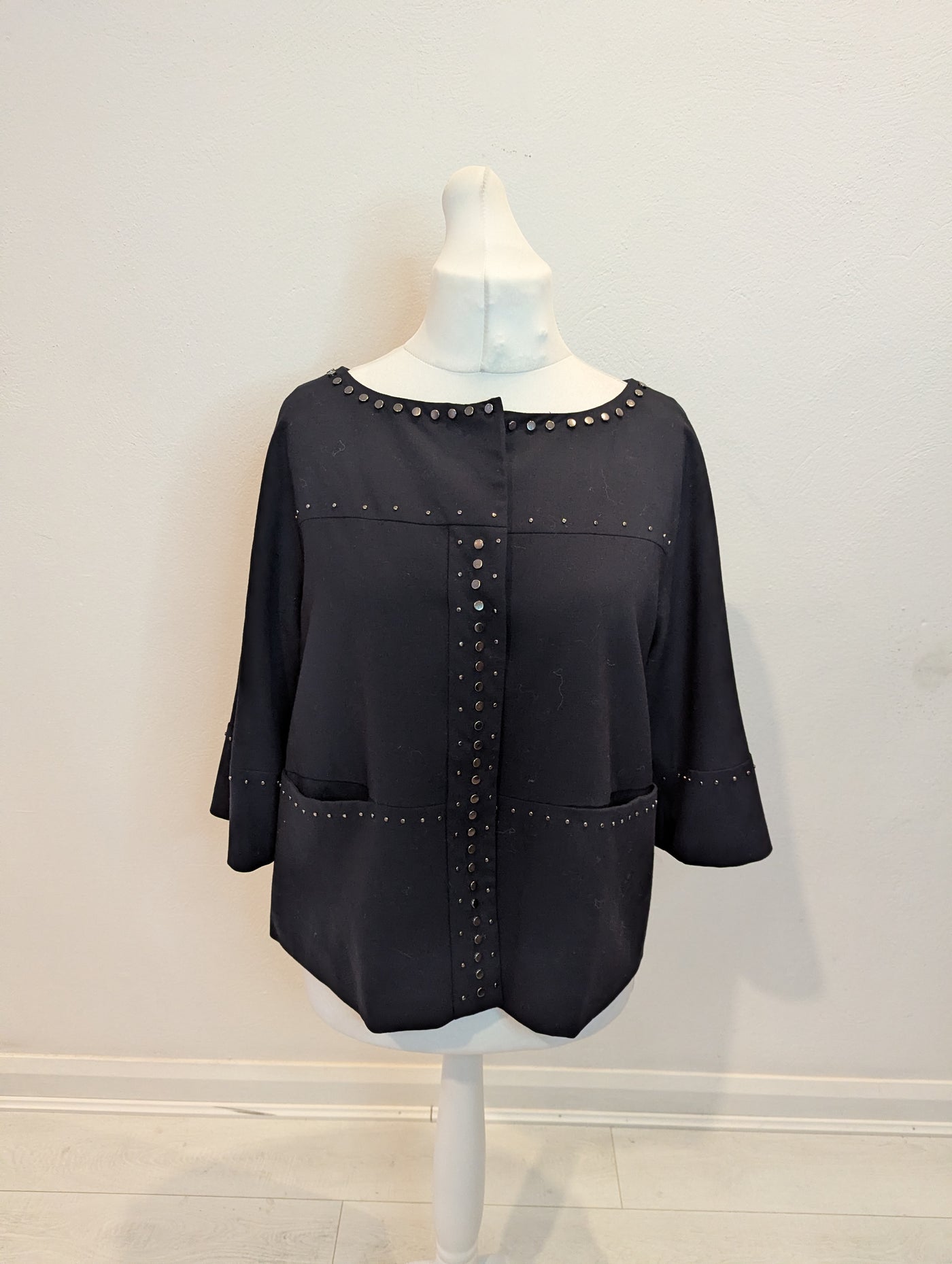 DKNY Black Stud Jacket 16