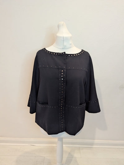 DKNY Black Stud Jacket 16
