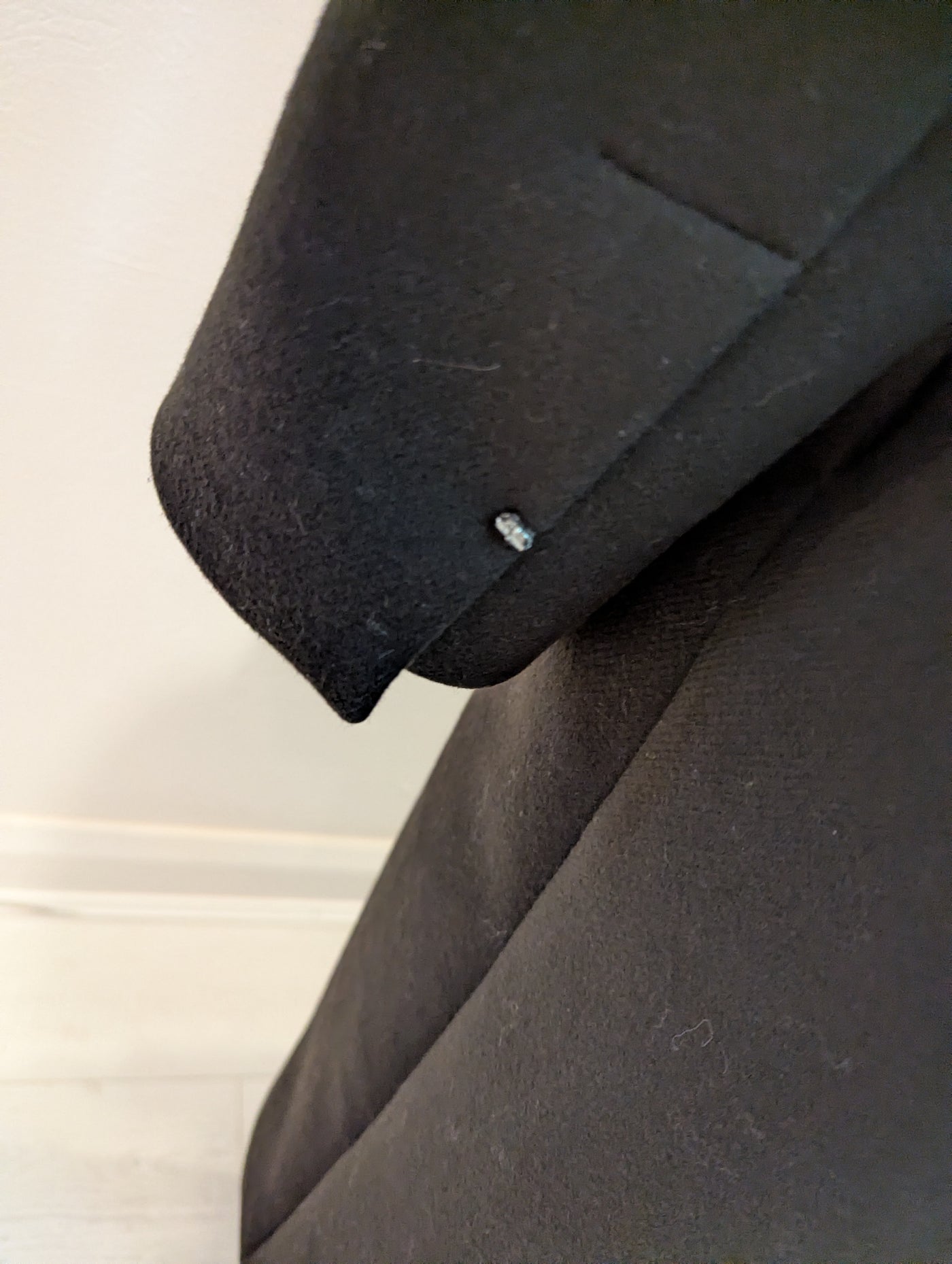 Sportmax  wool & Leather trim Coat 12 RRP £850