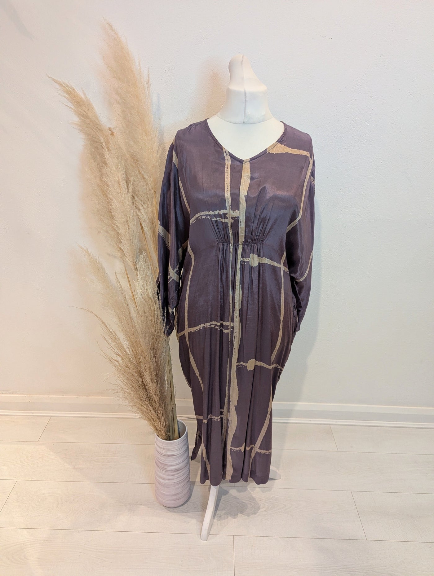 Costa 8 Mani Purple Dahlia Dress L NWT RRP £106