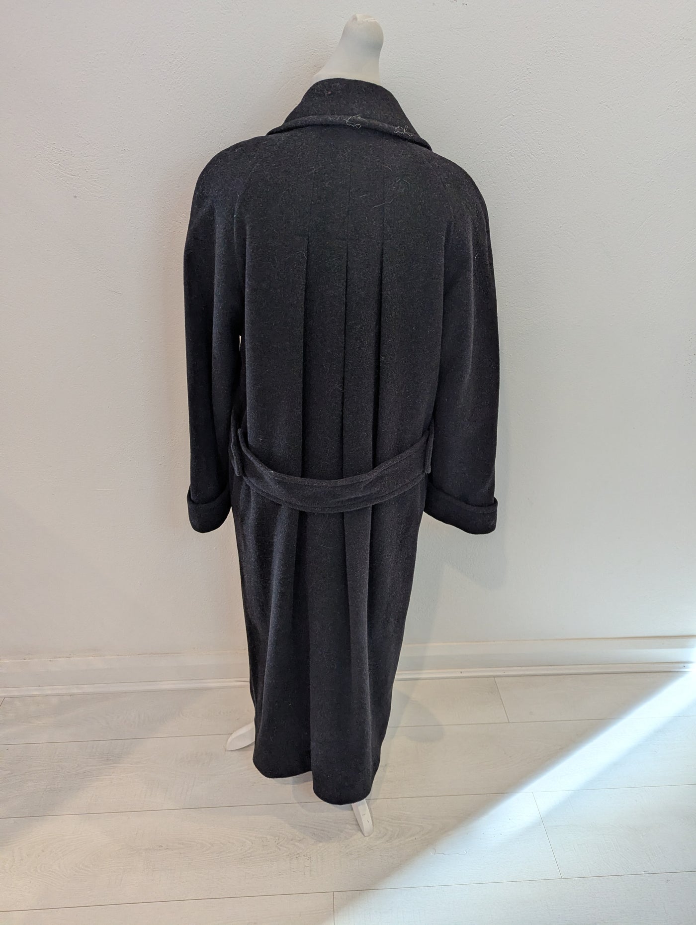 Premium Collection Charcoal Wool & Cashmere coat 16