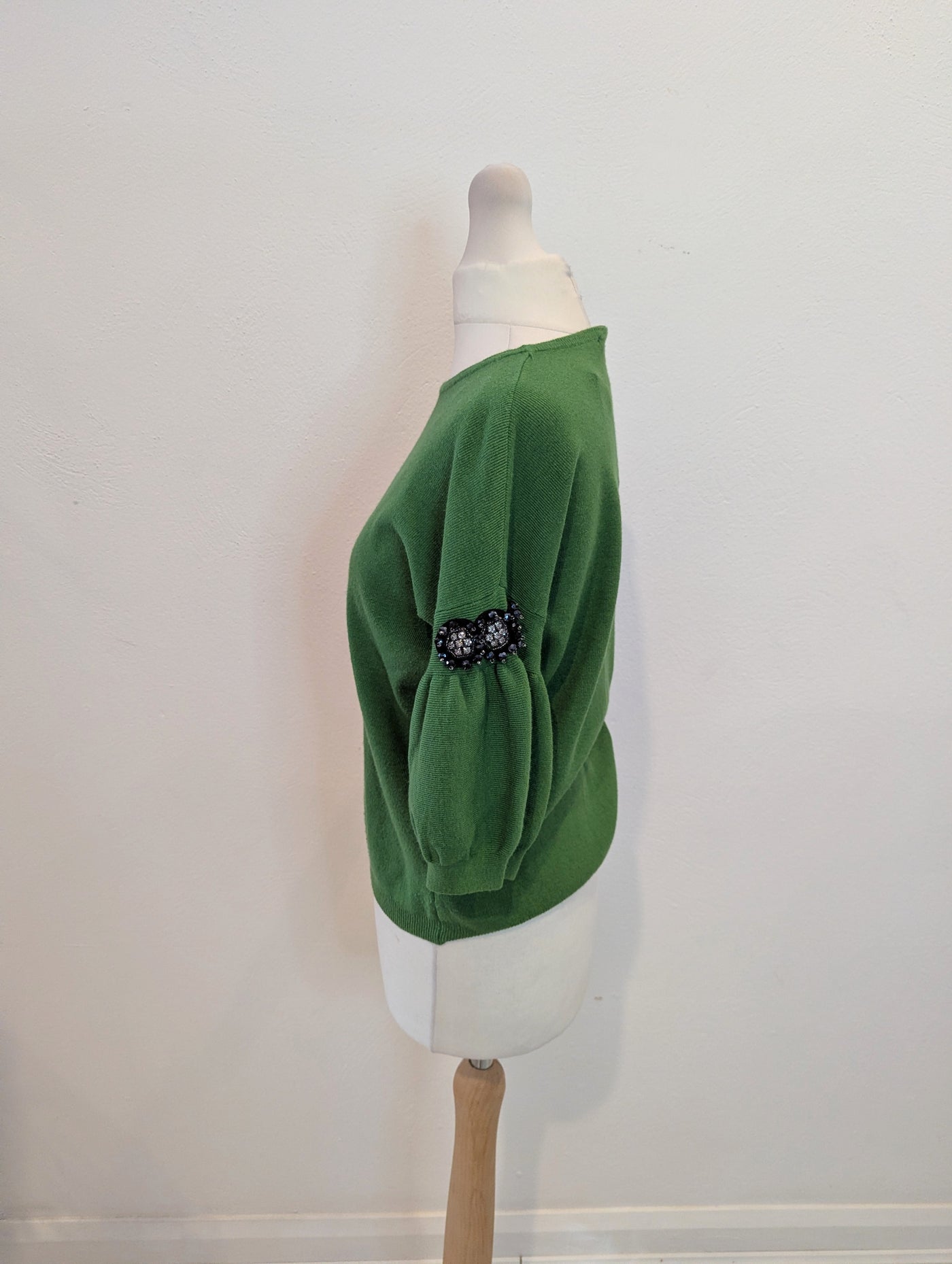 C. Valentyne Green Embellished Jumper S