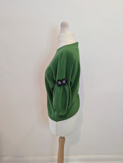 C. Valentyne Green Embellished Jumper S