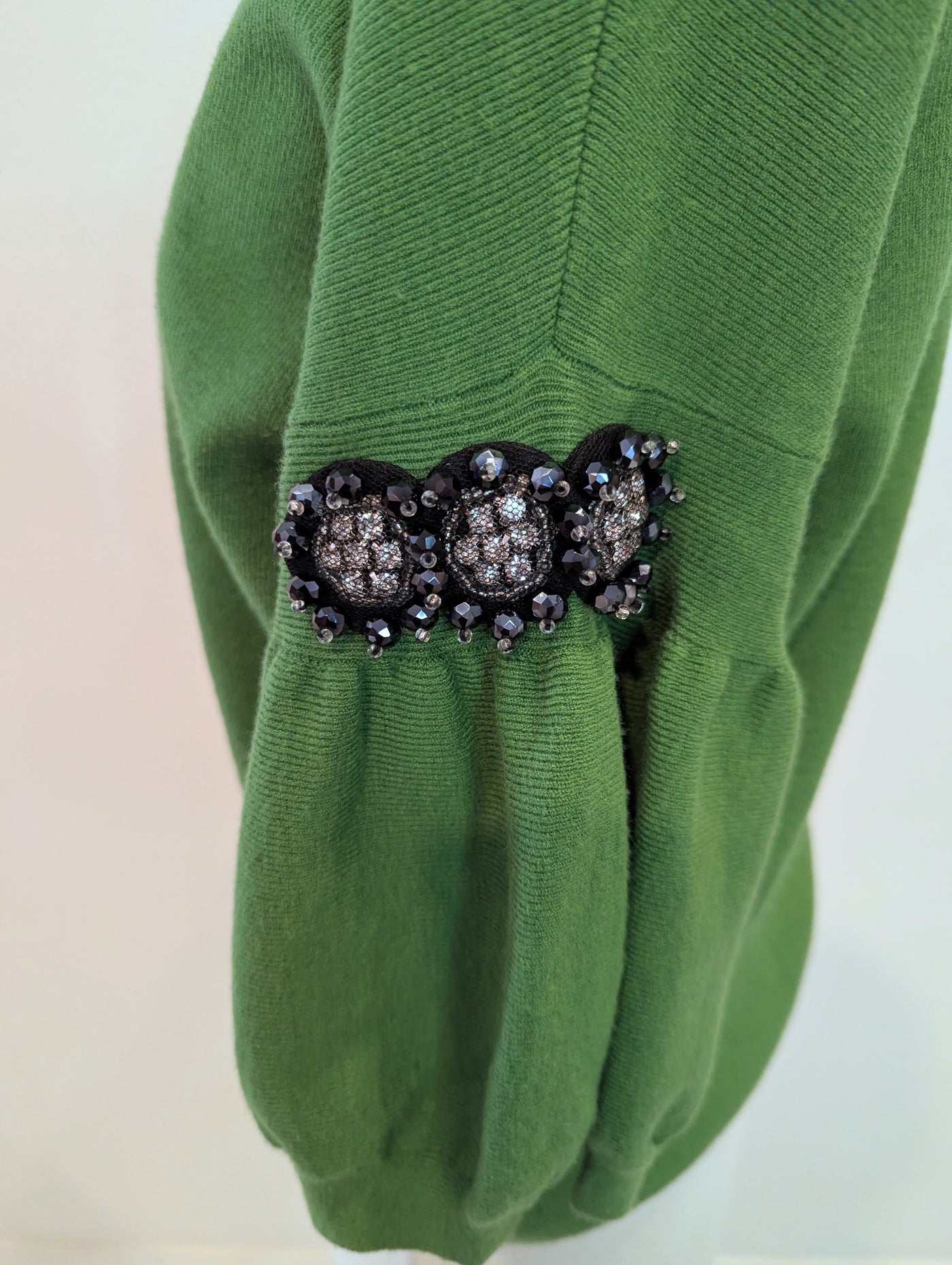 C. Valentyne Green Embellished Jumper S