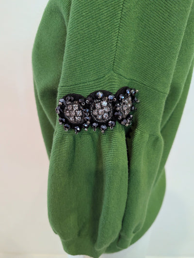C. Valentyne Green Embellished Jumper S