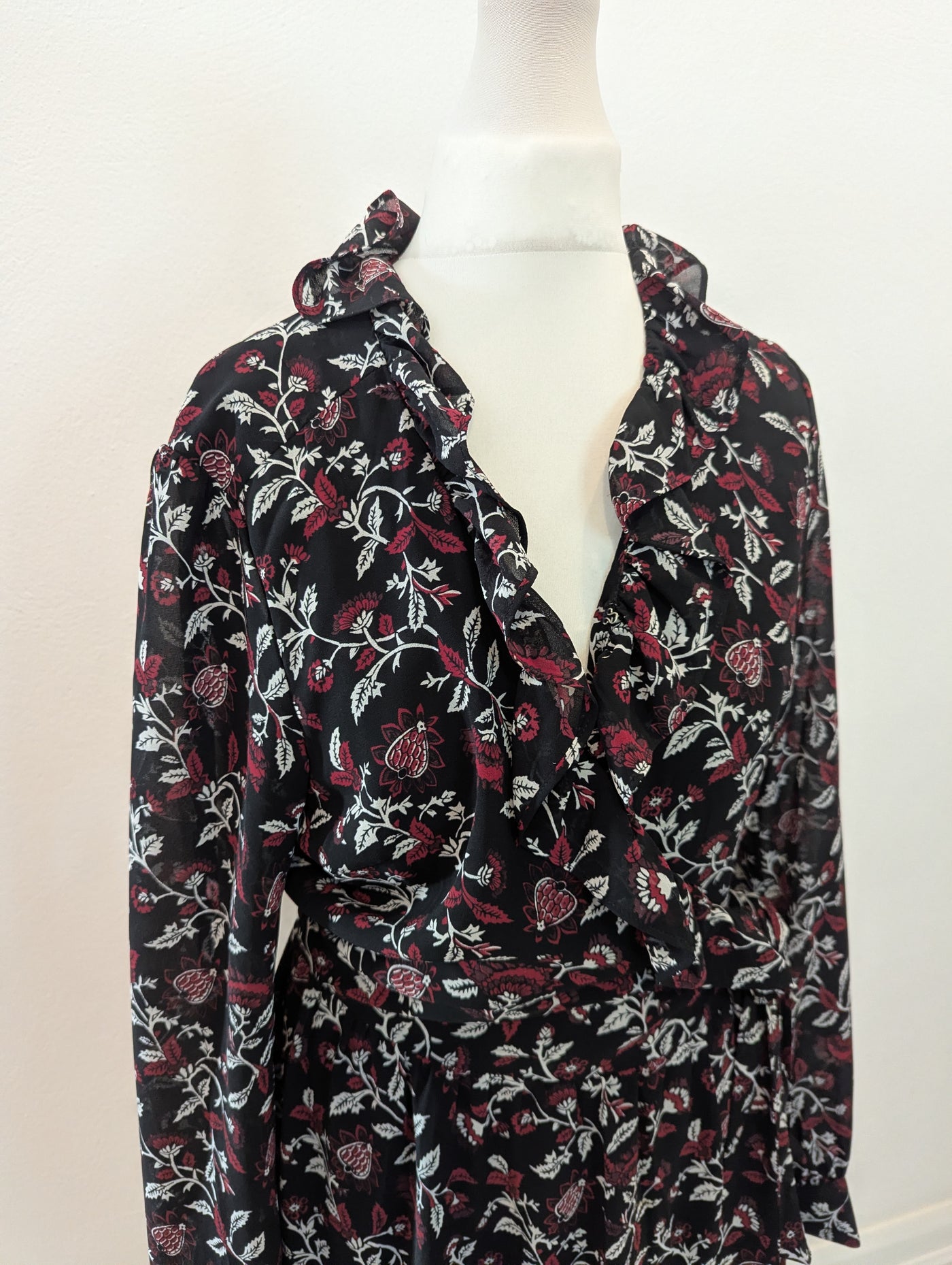 Micheal Kors Floral Wrap Dress S