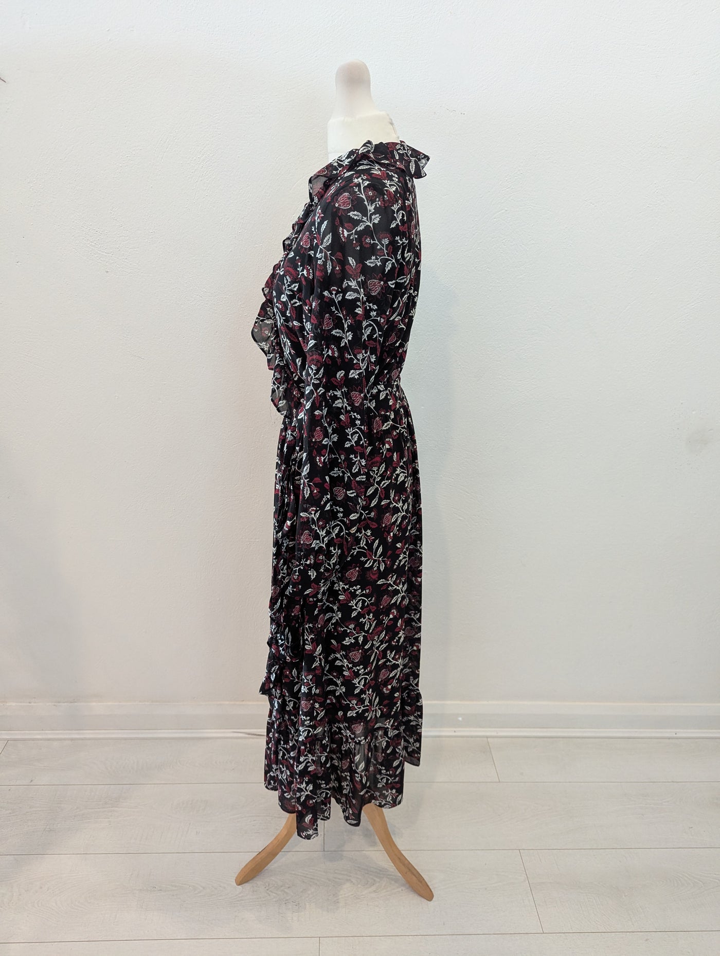 Micheal Kors Floral Wrap Dress S