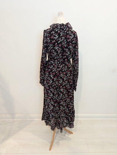 Micheal Kors Floral Wrap Dress S
