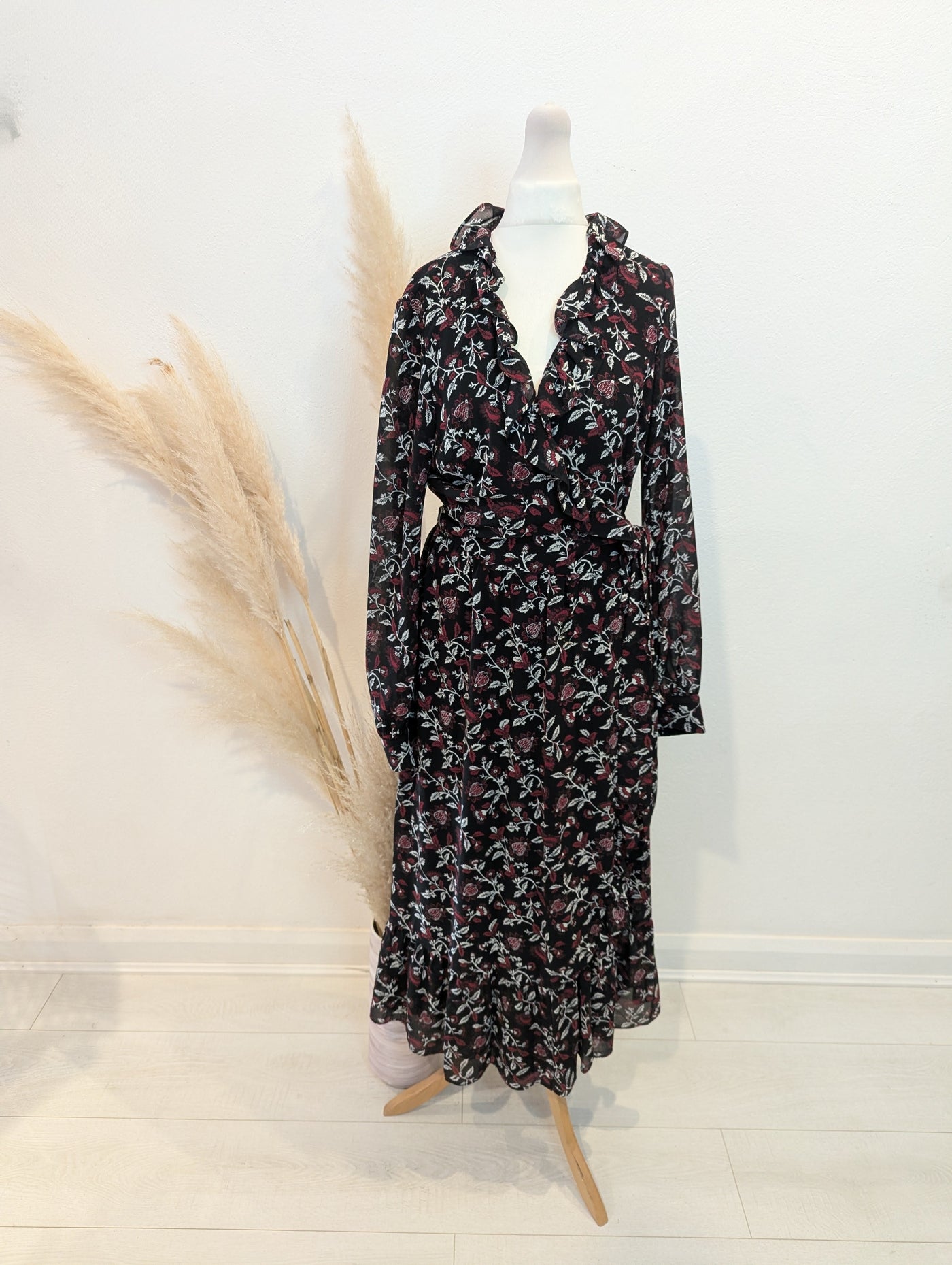 Micheal Kors Floral Wrap Dress S