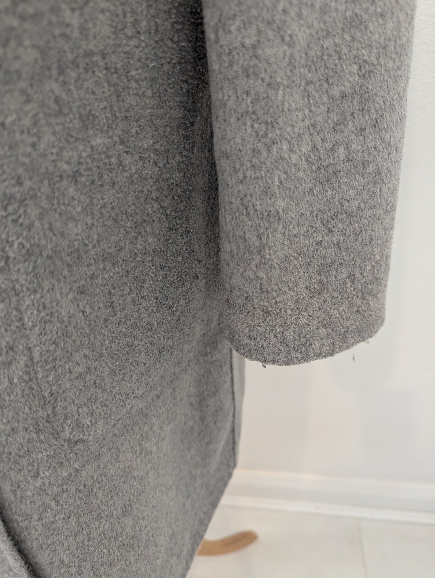 Sisley Grey Reversible Wool Mix Coat 8