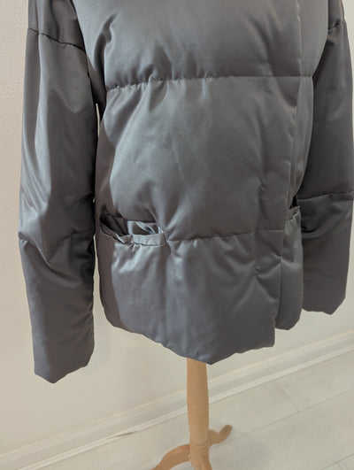 Part Two Grey Puffa Jacket XS