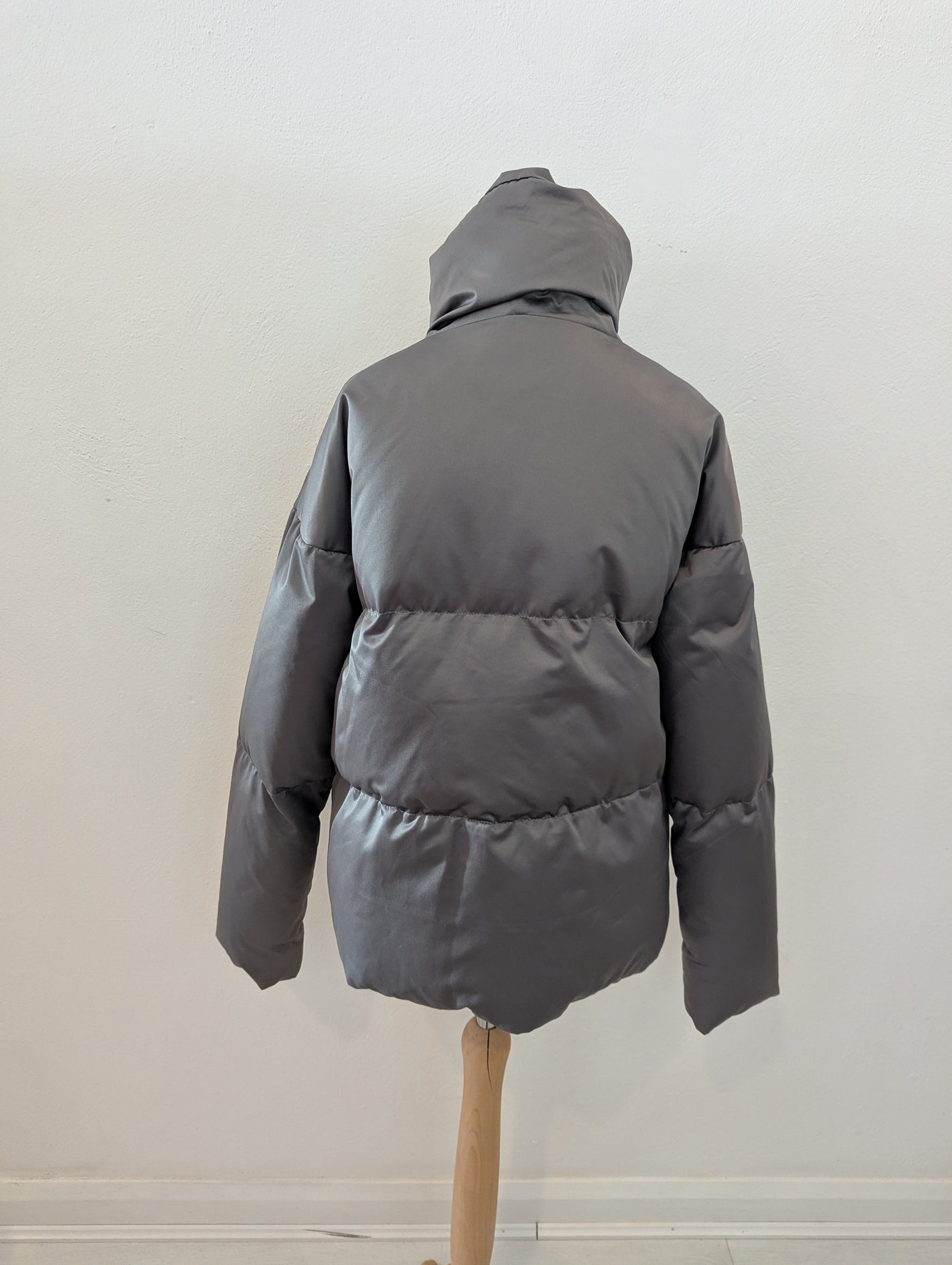 Part Two Grey Puffa Jacket XS