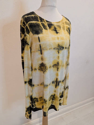 Proenza Schouler Yellow Tie Dye Top M