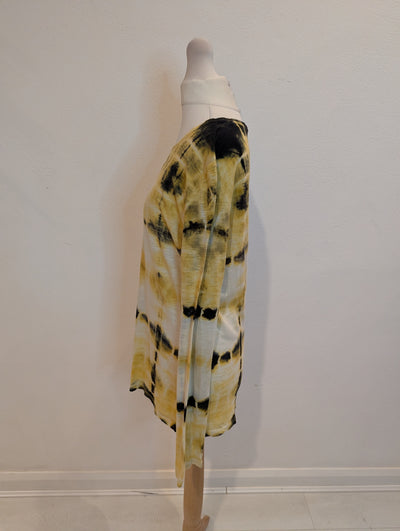 Proenza Schouler Yellow Tie Dye Top M
