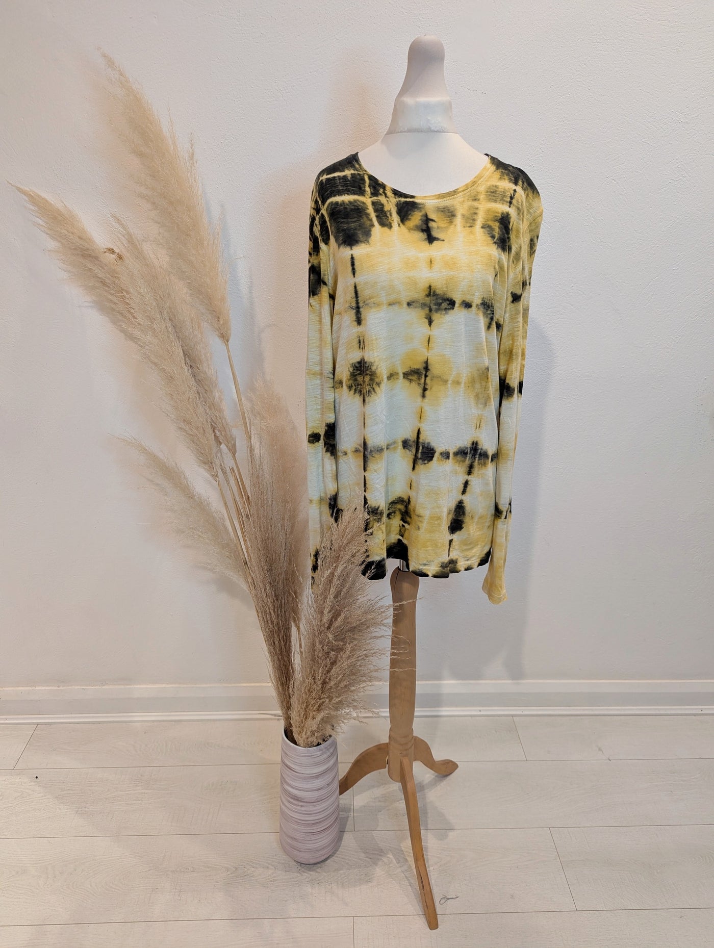 Proenza Schouler Yellow Tie Dye Top M
