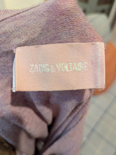 Zadig & Voltaire Lilac Cashmere Sweater S
