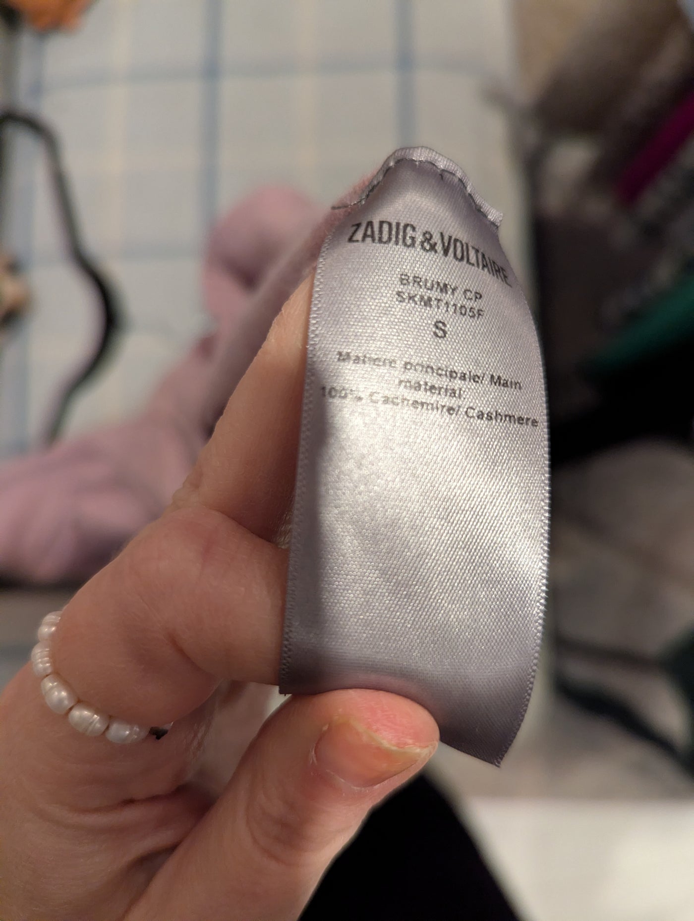 Zadig & Voltaire Lilac Cashmere Sweater S