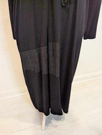 My Soul Black Tie Front Dress M