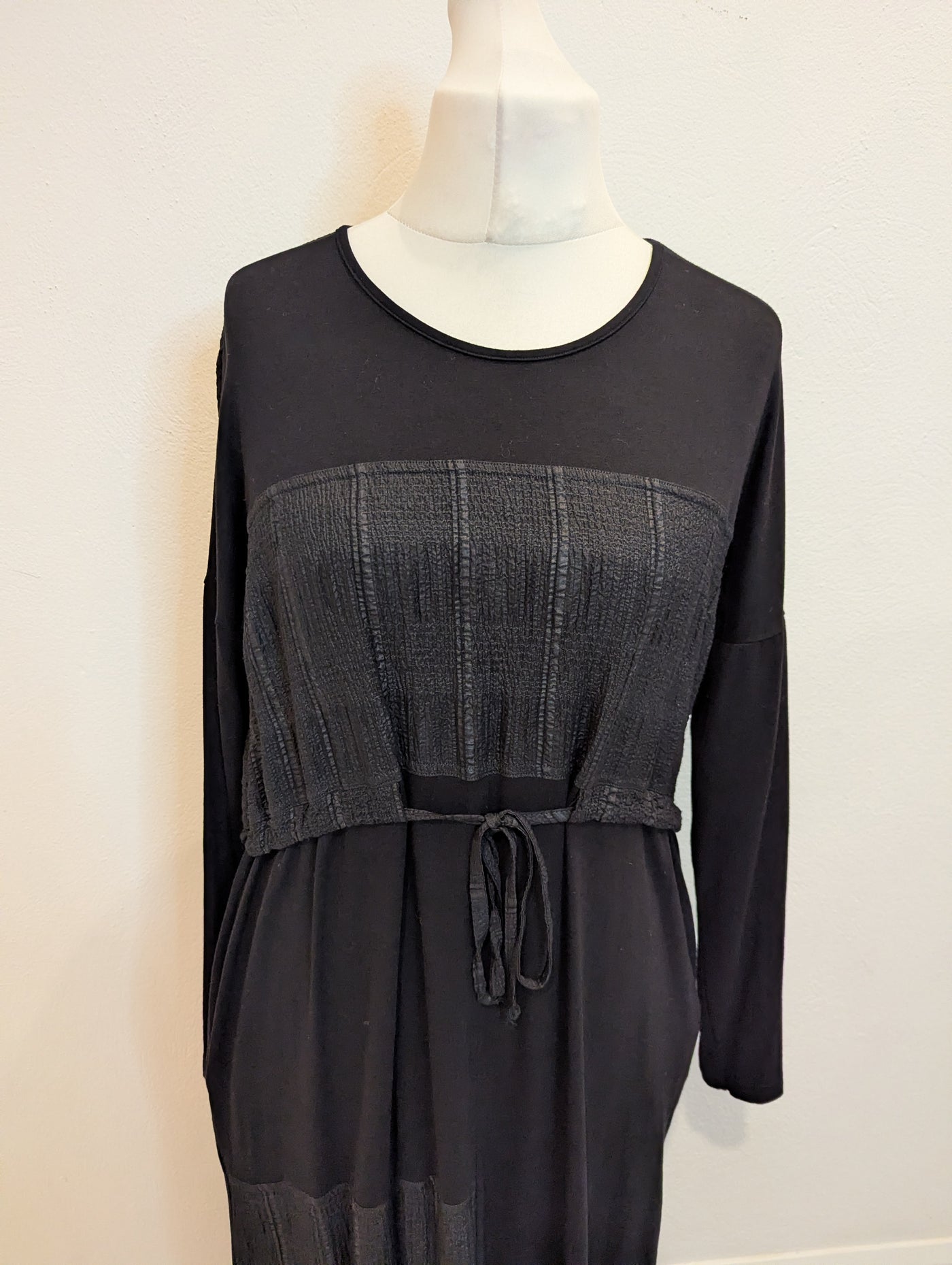 My Soul Black Tie Front Dress M