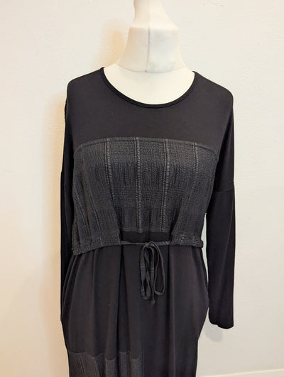 My Soul Black Tie Front Dress M