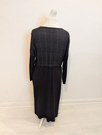 My Soul Black Tie Front Dress M