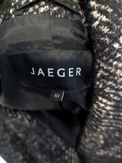 Jaeger Black Wool Mix 10