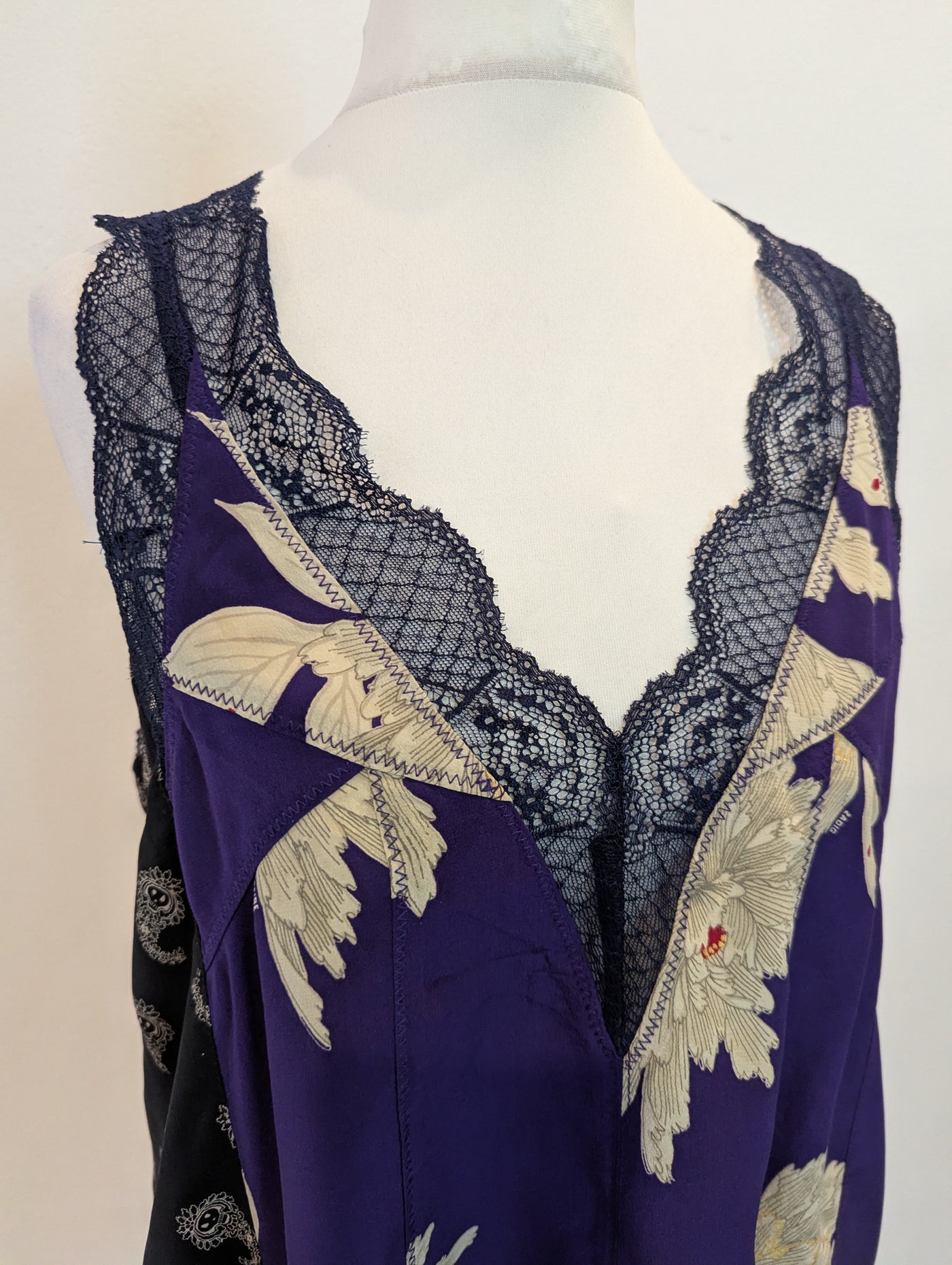 Zadig & Voltaire Purple Floral Top S
