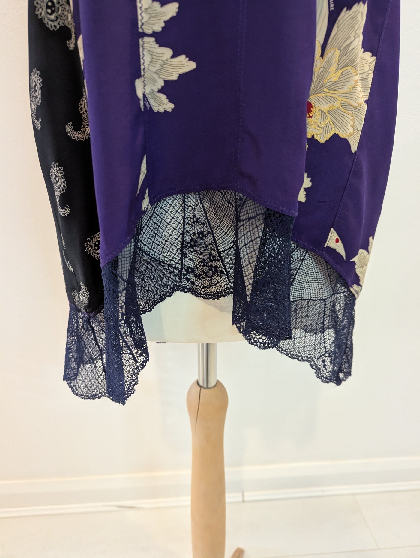 Zadig & Voltaire Purple Floral Top S