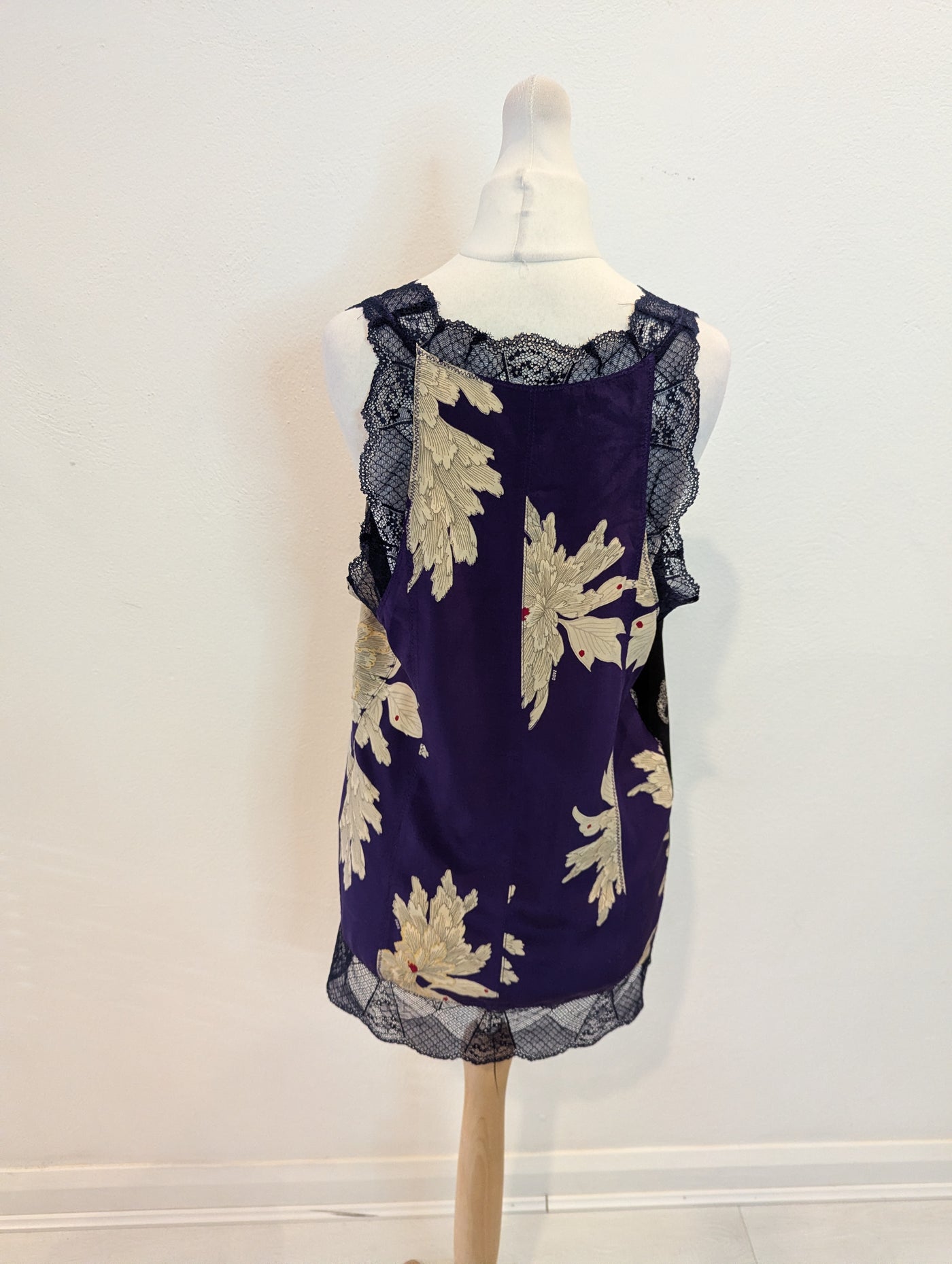 Zadig & Voltaire Purple Floral Top S