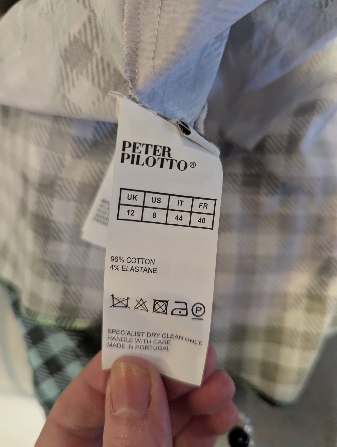 Peter x Upritchard Gingham Top 12