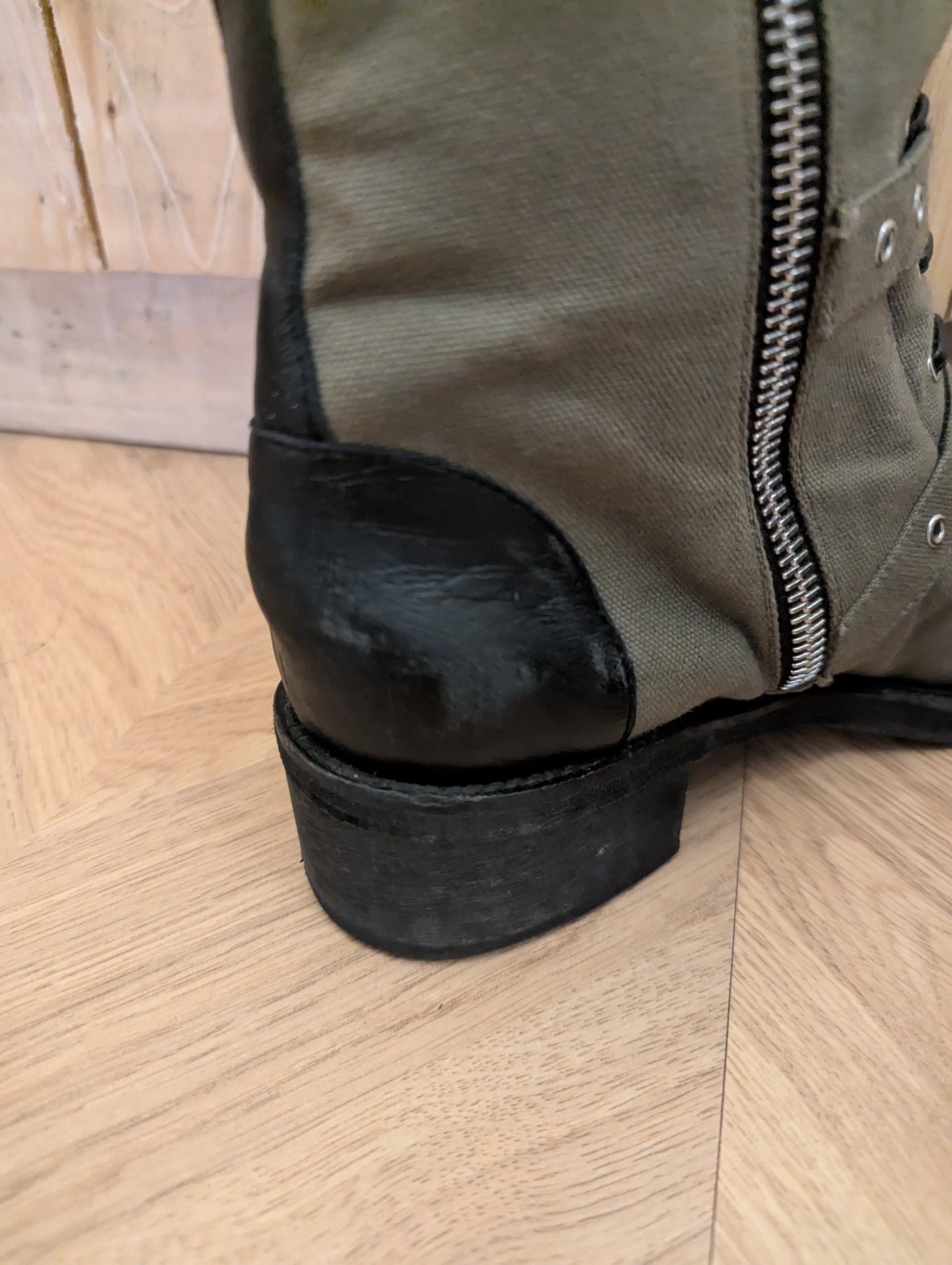 Giuseppe Zanotti Green Biker Boots 8