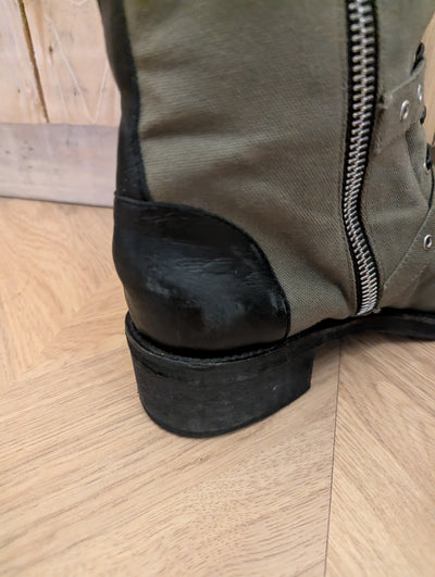 Giuseppe Zanotti Green Biker Boots 8