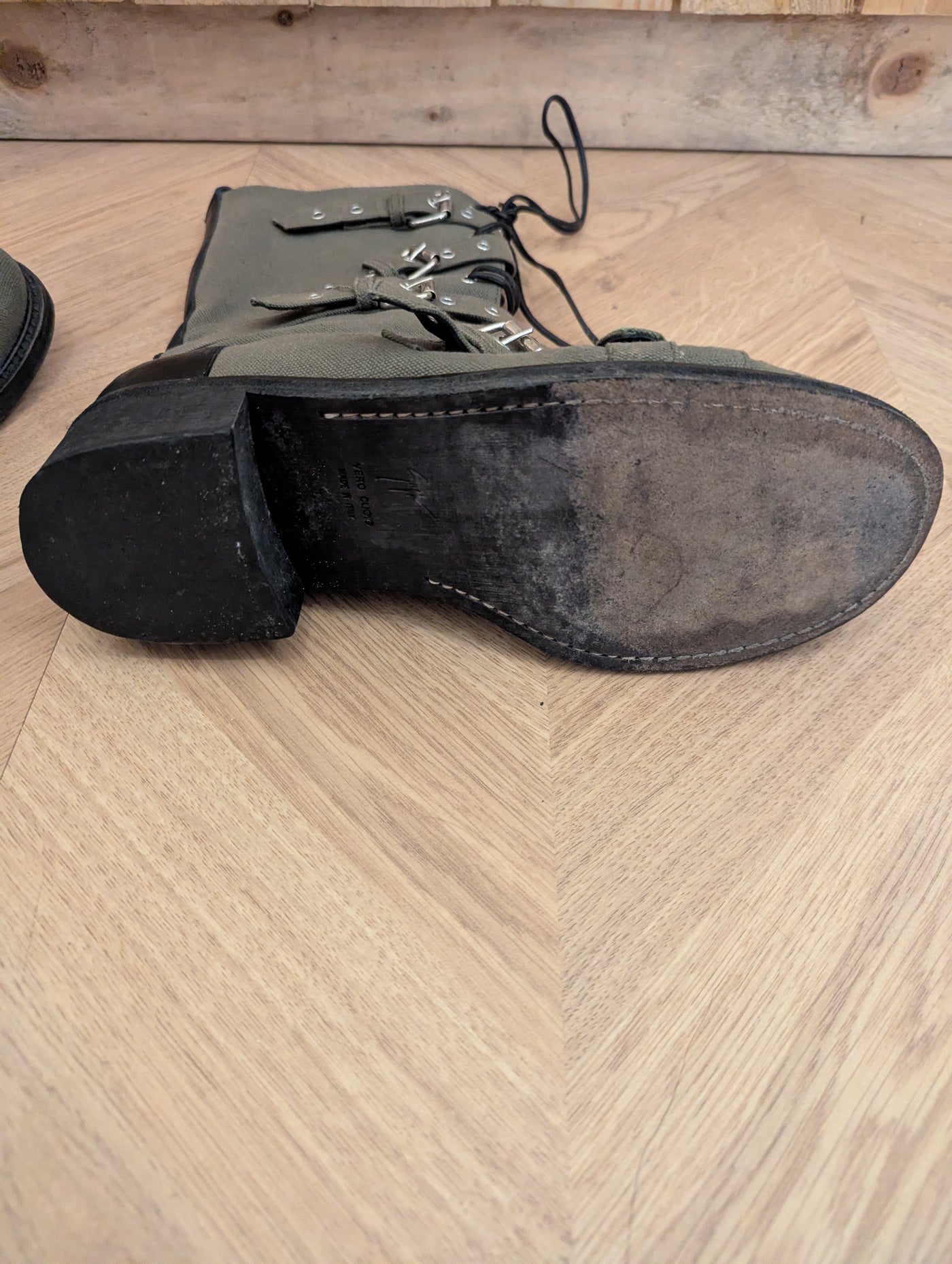 Giuseppe Zanotti Green Biker Boots 8