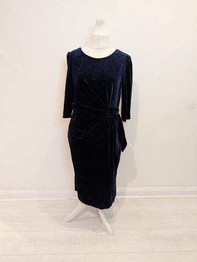 Jolie Moi Navy Sparkle Dress 18 NWT