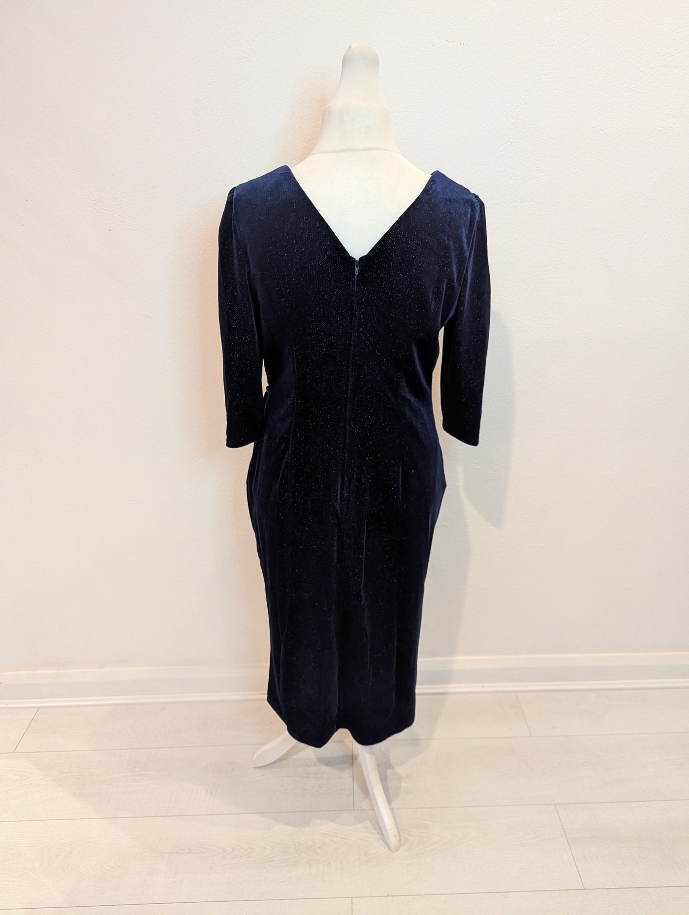 Jolie Moi Navy Sparkle Dress 18 NWT