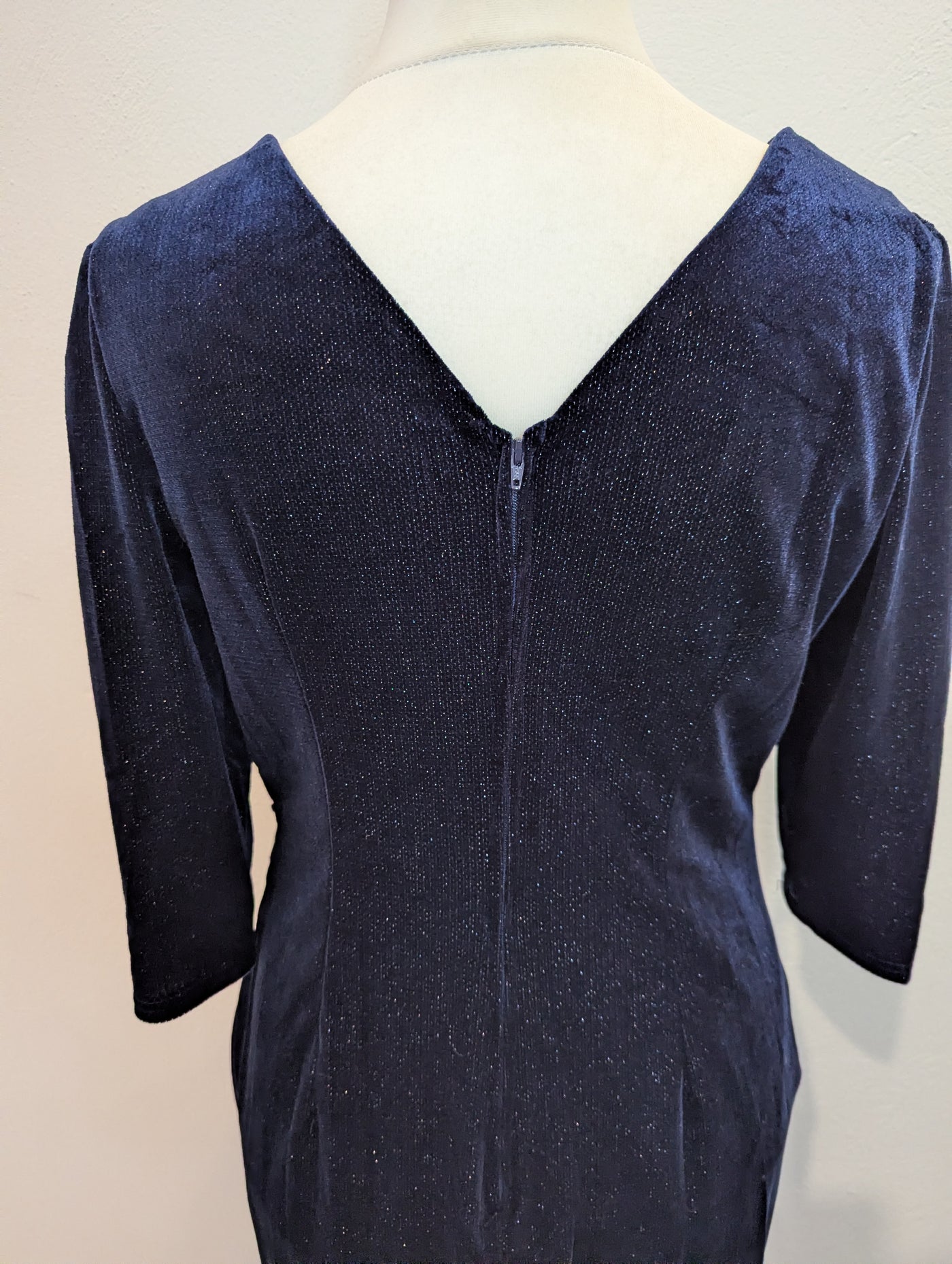 Jolie Moi Navy Sparkle Dress 18 NWT