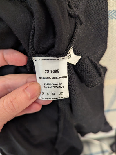 Ozai N Ku Black Mesh Trim Jumper S