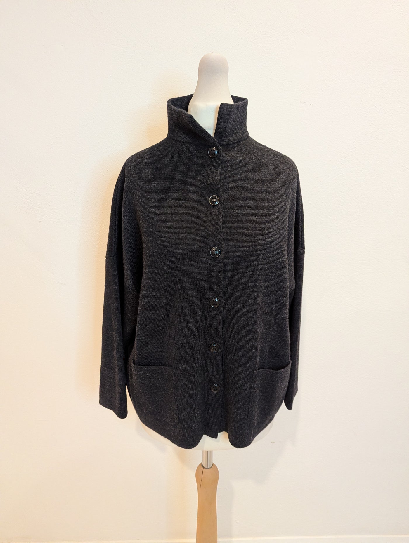 Sibin Linnebjerg Grey Cardigan Small