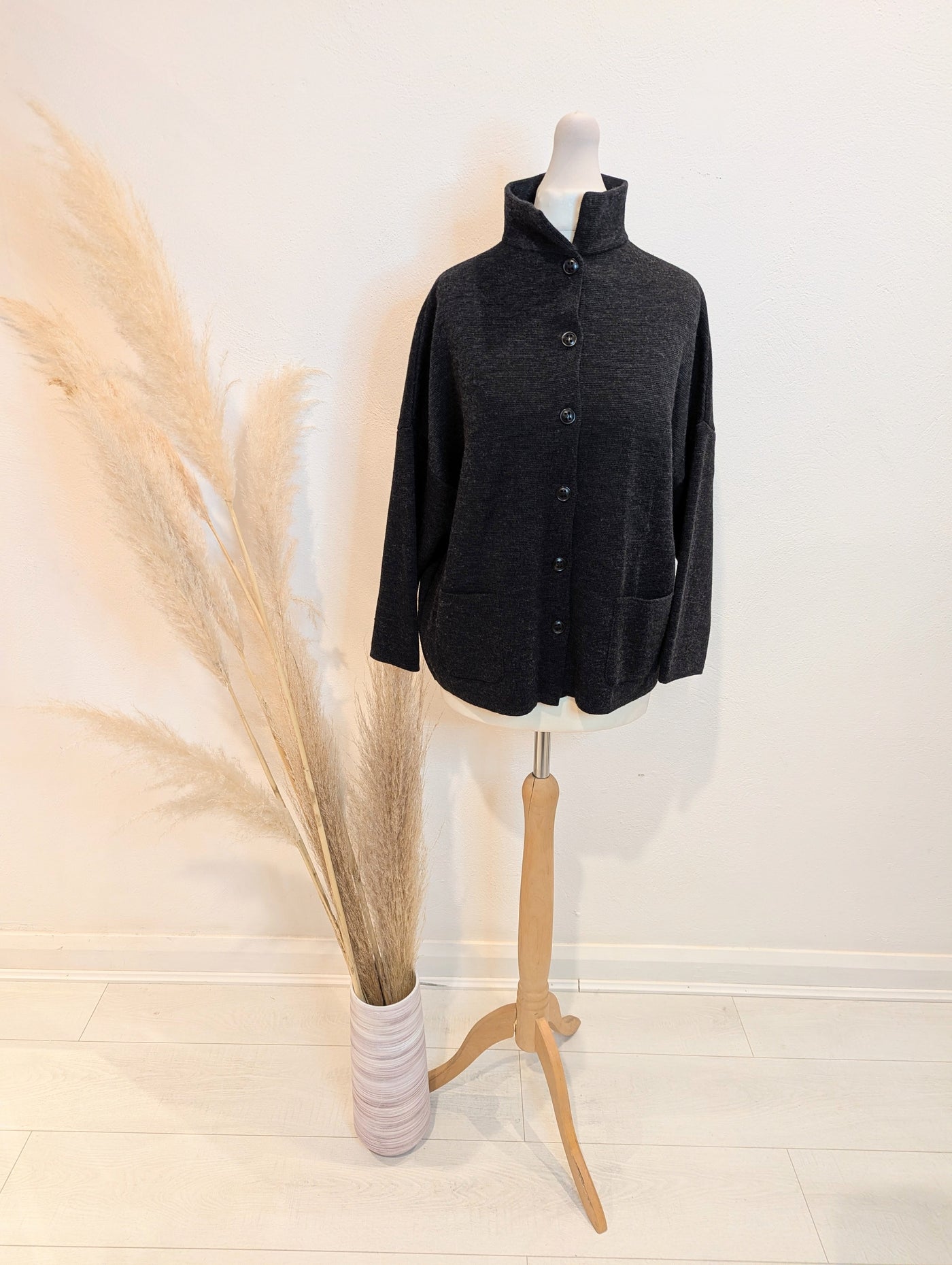 Sibin Linnebjerg Grey Cardigan Small