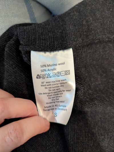 Sibin Linnebjerg Grey Cardigan Small