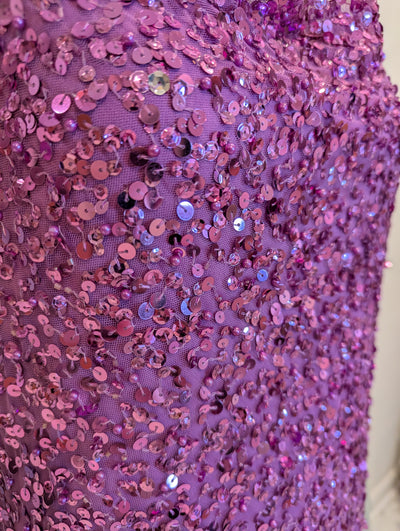 Coast Pink Sequin Maxi Dress 18