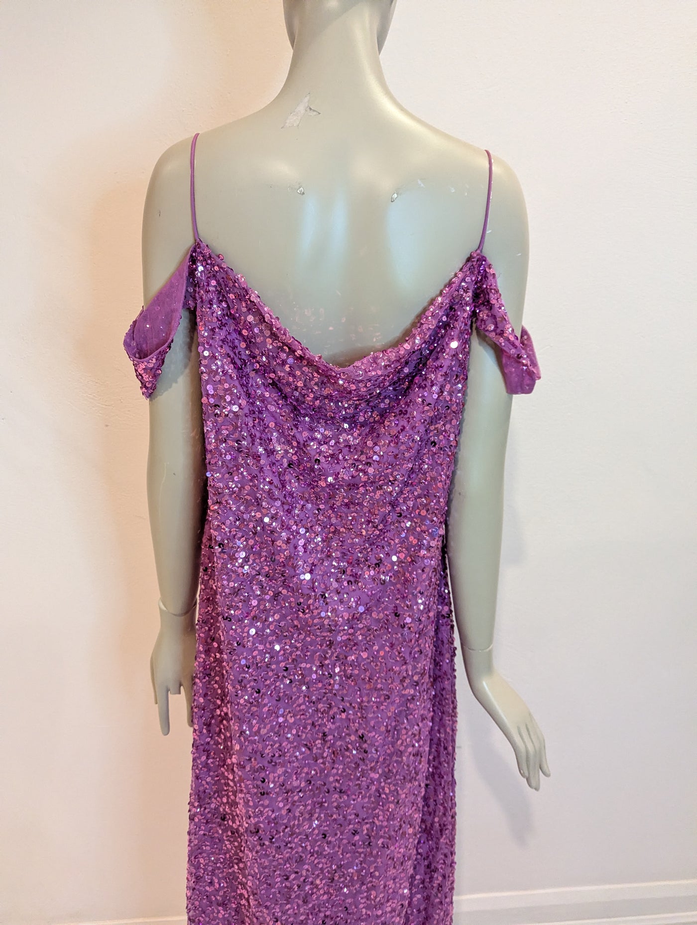 Coast Pink Sequin Maxi Dress 18