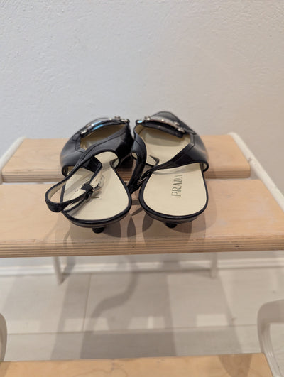 Prada Black Sling Back 8