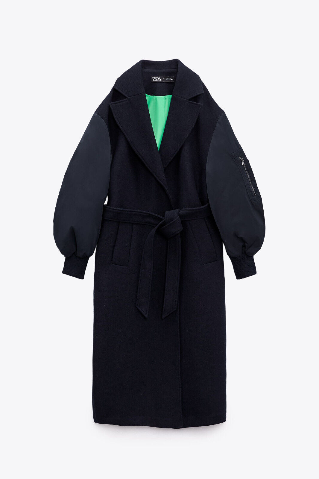 Zara Navy Coat XS – The Wardrobe