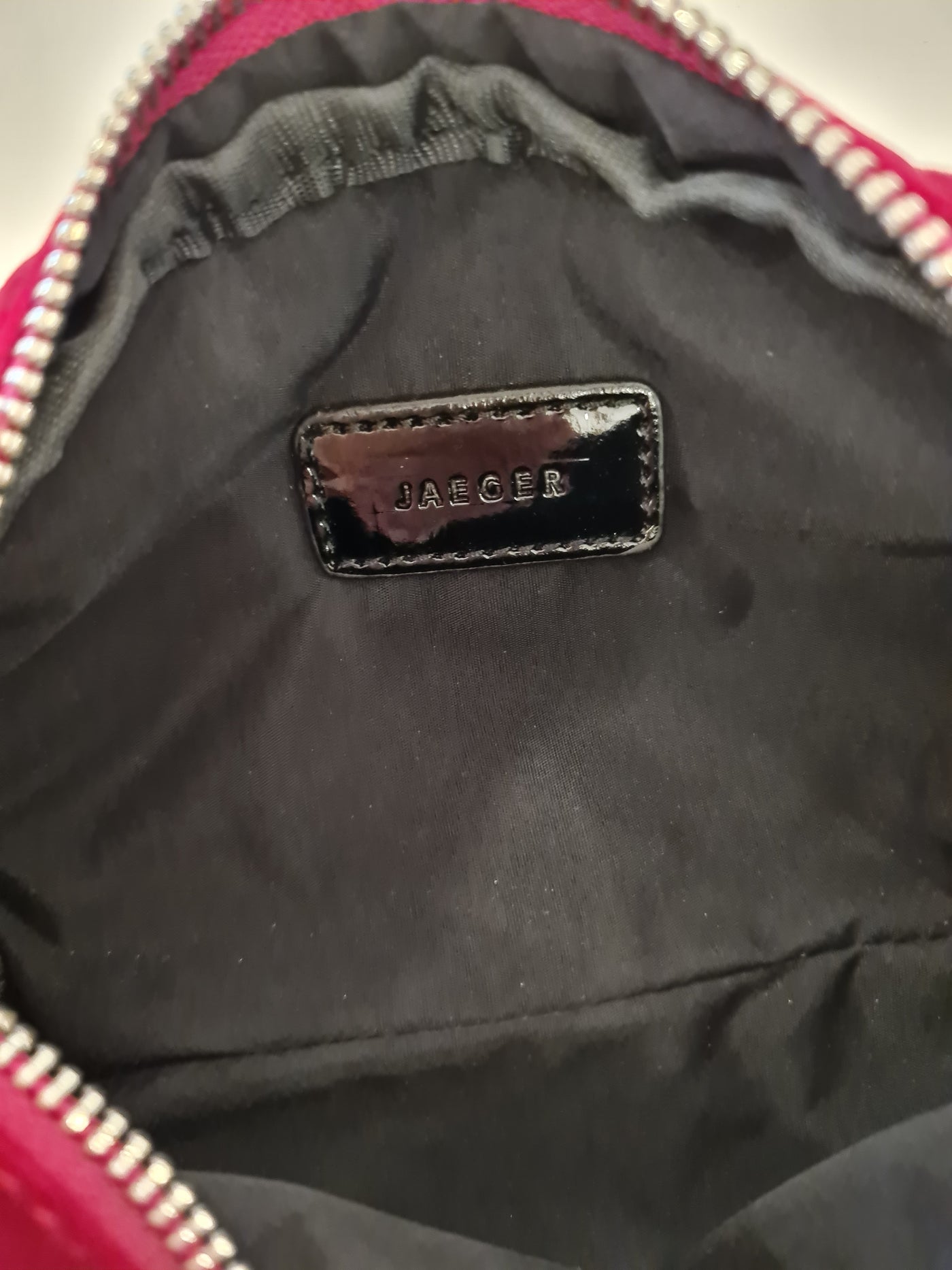 JAEGER Red Velvet purse