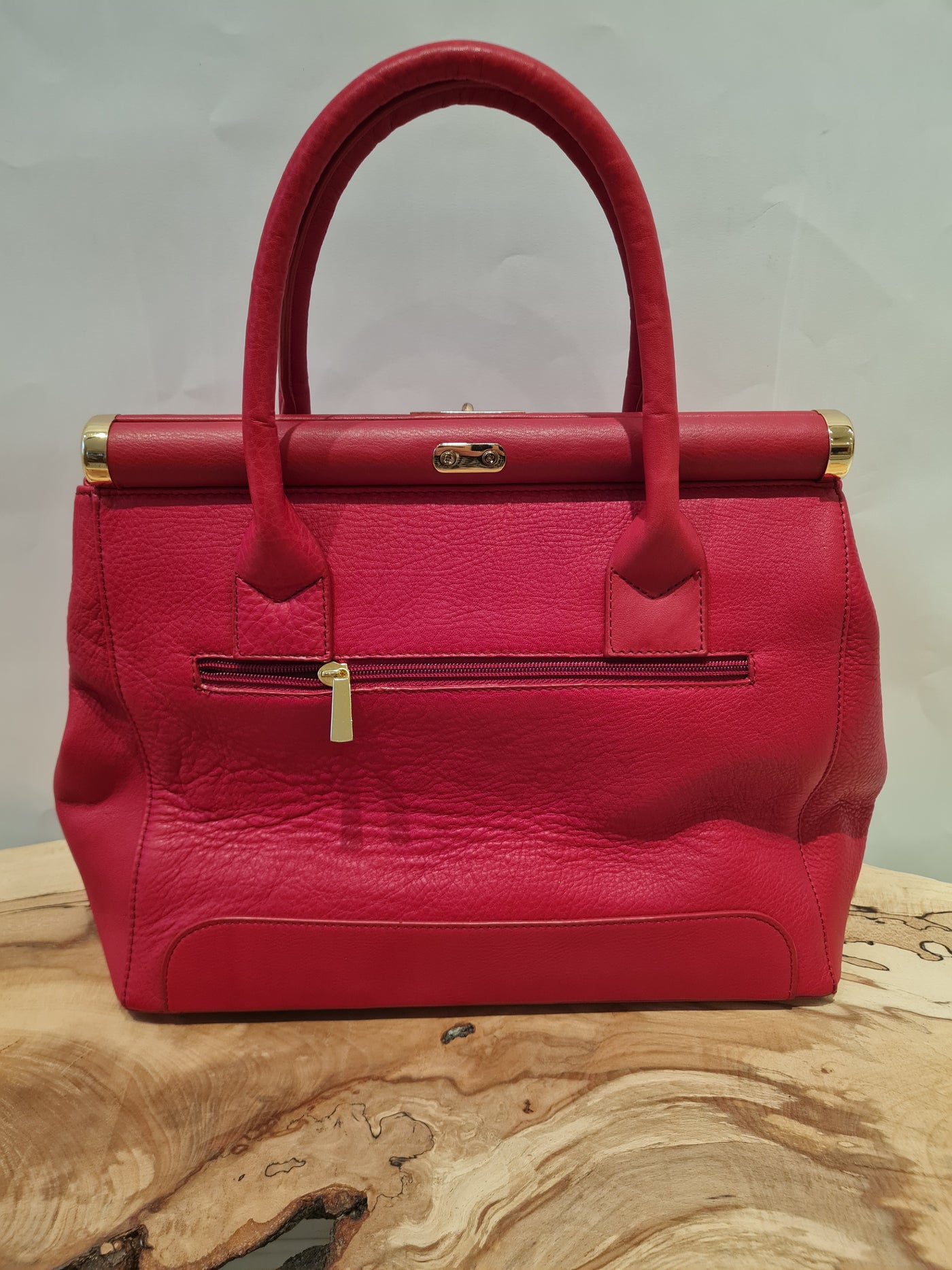 Red Bag Vera Pelle