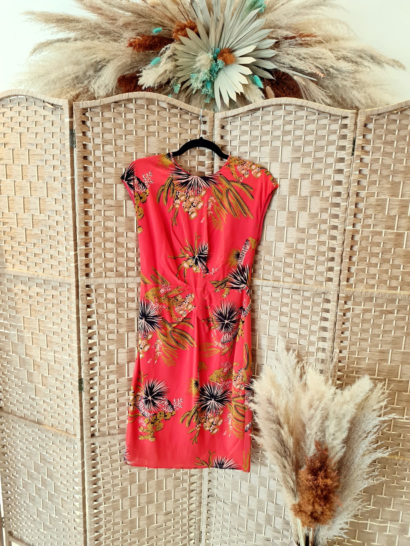 Whistles coral outlet dress