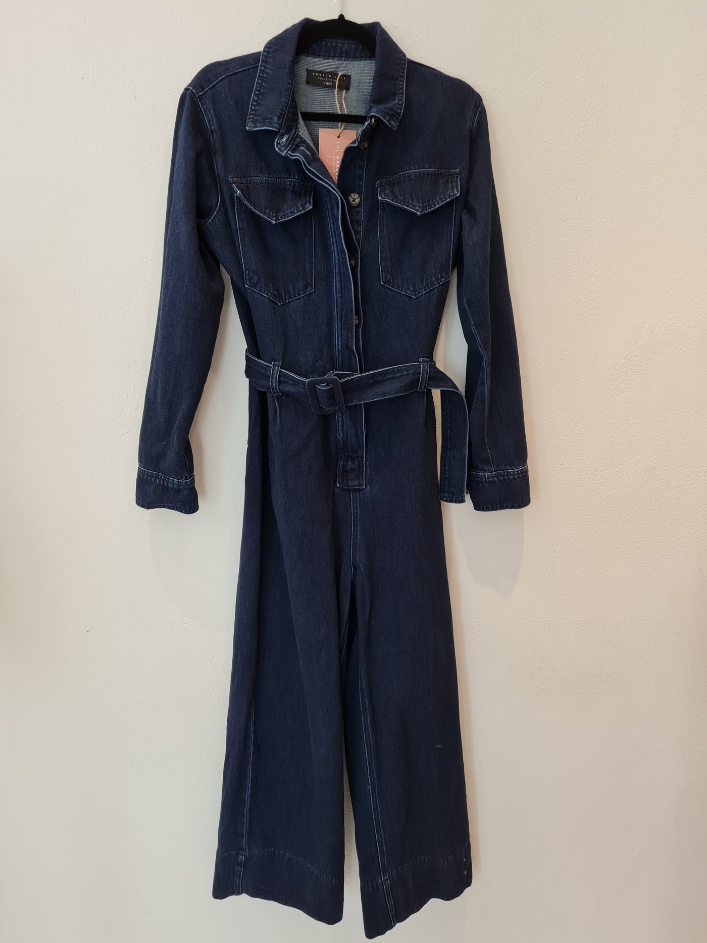 Emma Willis Denim Jumpsuit Size 12 - Main Image